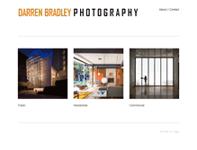 Tablet Screenshot of darrenbradleyphotography.com